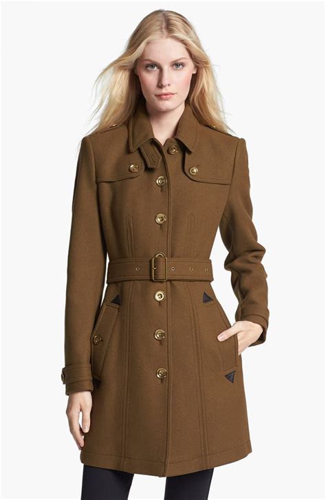 burberry brown single breasted tailored coat|burberry brit coat nordstrom.